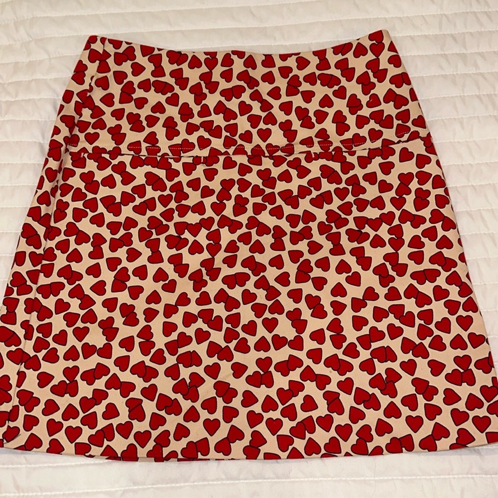 H&M heart mini skirt, Size 2P
